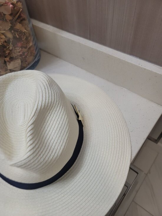 Jess Collett Ivory Traveler Hat Sz Small SPF50+ Packable main image 4